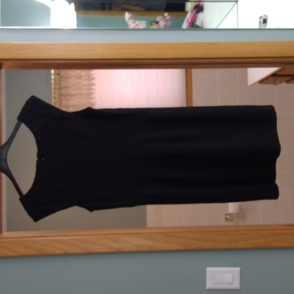 CYNTHIA STEFFE BLACK BEADED SLEEVELESS DRESS SIZE 8 - Picture 7 of 9